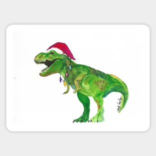 Santasaurus Rex Sticker